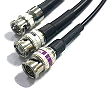 75 ohm 6 GHz BNC cable assemblies