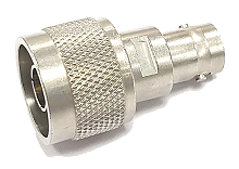 75 Ohm 3GHz N-male to BNC-female Adapter