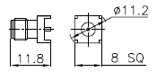 50 Ohm 18GHz SMA PCB Mount Type Connectors