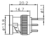 50 Ohm 3GHz BNC PCB Mount Connectors