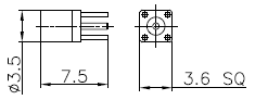 50 Ohm 6GHz MMCX PCB Mount Connectors