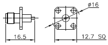 Low PIM 50 Ohm 18GHz SMA Panel Mount Connectors